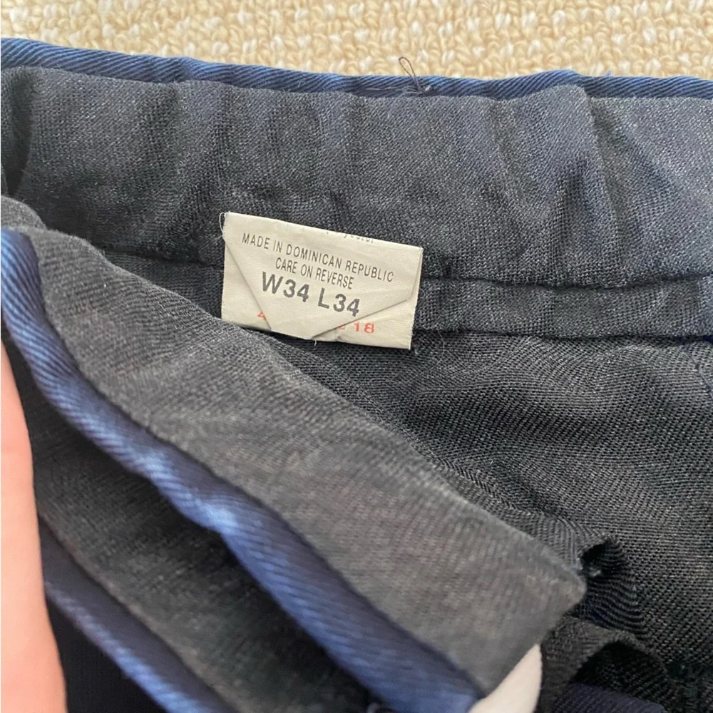 Men's Dockers Navy Pants 34x34 - Picture 4 of 7
